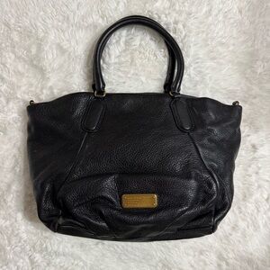 Marc by Marc Jacobs Pebbled Shoulder Bag in Black